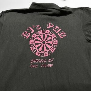 Vintage Single Stitch Anvil BJs Pub New Jersey Collared Shirt